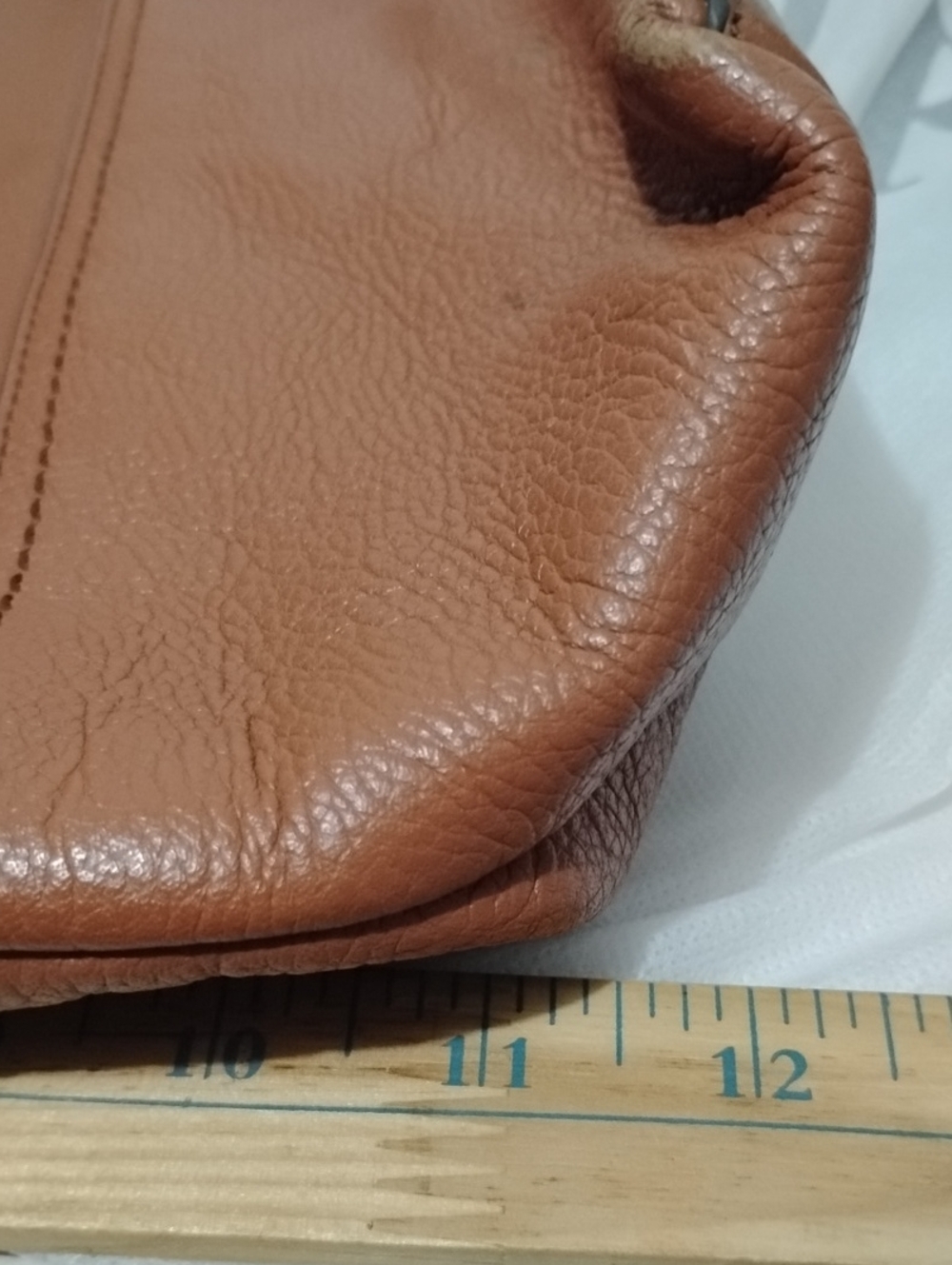 J. Crew Elegant Brown Leather Tote Bag‎ - Picture 15 of 16